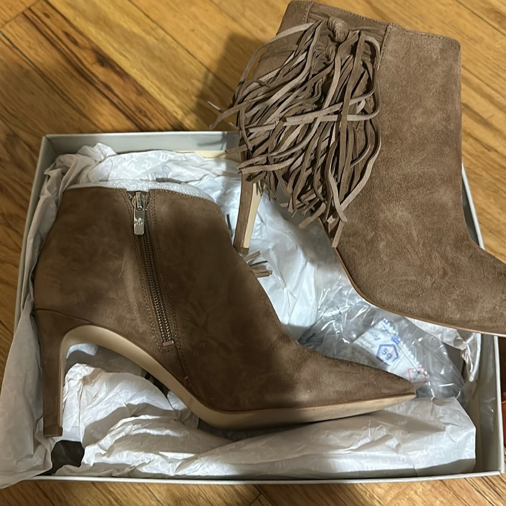 Marc Fisher dark natural suede shoes. Worn once